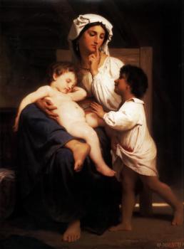 William-Adolphe Bouguereau : Le sommeil (Asleep at last)
